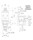 EV25-C 2-vías unidireccional pilotado de cartucho